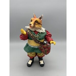 Sir Red Fox Londonshire by Possible Dreams Resin Figurine Papier Mâché‎ VTG 1991